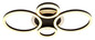 Preview: Globo Loretta LED Deckenleuchte 40W CCT Schwarz Matt, Metall Memoryfunktion 6,1cm 48039-40