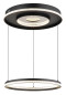 Preview: Globo Marsh LED Hängeleuchte 54W CCT Schwarz Matt, Metall Fernbedienung Nachtlicht Memoryfunktion Ø60cm 48041H