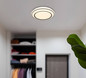 Preview: Globo Logan LED Deckenleuchte 24W Warmweiß Weiß Matt, Metall 7cm 48136-24