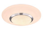 Preview: Globo Candida LED Deckenleuchte 18W Warmweiß Weiß, Metall Fernbedienung Nachtlicht Sparkle-Dekor Memoryfunktion Ø34cm 48311-18RGB