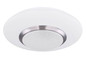 Preview: Globo Candida LED Deckenleuchte 18W Warmweiß Weiß, Metall Fernbedienung Nachtlicht Sparkle-Dekor Memoryfunktion Ø34cm 48311-18RGB