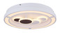 Preview: Globo Kolli LED Deckenleuchte 50W CCT Weiß, Metall Fernbedienung Nachtlicht Memoryfunktion Ø48cm 48405-50