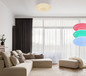 Preview: Globo Klemens LED Deckenleuchte 40W CCT Weiß, Metall Fernbedienung Nachtlicht Sparkle-Dekor Memoryfunktion Ø50cm 48411-40RGB