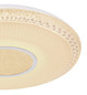 Preview: Globo Klemens LED Deckenleuchte 40W CCT Weiß, Metall Fernbedienung Nachtlicht Sparkle-Dekor Memoryfunktion Ø50cm 48411-40RGB