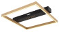 Preview: Globo Luffy LED Deckenleuchte 24W Warmweiß Schwarz Matt, Metall 6,9cm 48461-21