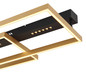 Preview: Globo Luffy LED Deckenleuchte 54W Warmweiß Schwarz Matt, Metall Memoryfunktion 10,2cm 48461-54