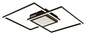 Preview: Globo Saunders LED Deckenleuchte 32W CCT Schwarz Matt, Metall Fernbedienung Nachtlicht Memoryfunktion 5cm 48468-32
