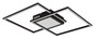 Preview: Globo Saunders LED Deckenleuchte 32W CCT Schwarz Matt, Metall Fernbedienung Nachtlicht Memoryfunktion 5cm 48468-32