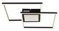 Preview: Globo Saunders LED Deckenleuchte 32W CCT Schwarz Matt, Metall Fernbedienung Nachtlicht Memoryfunktion 5cm 48468-32