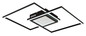 Preview: Globo Saunders LED Deckenleuchte 32W CCT Schwarz Matt, Metall Fernbedienung Nachtlicht Memoryfunktion 5cm 48468-32