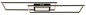 Preview: Globo Saunders LED Deckenleuchte 42W CCT Schwarz Matt, Metall Fernbedienung Nachtlicht Memoryfunktion 5cm 48468-42