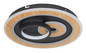 Preview: Globo Chessy LED Deckenleuchte 40W CCT Schwarz Matt, Metall Fernbedienung Nachtlicht Memoryfunktion 6,5cm 48551-40SH