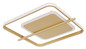 Preview: Globo Reball LED Deckenleuchte 36W Warmweiß Goldfarben, Metall 5cm 48553-36