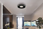 Preview: Globo Emory LED Deckenleuchte 40W Warmweiß Schwarz Matt, Metall Memoryfunktion Ø39,7cm 48561-40