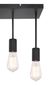 Preview: Globo Martha Deckenleuchte 4-fach Schwarz, Metall 34cm 54008-4D