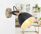 Preview: Globo Wiho E27 Strahler 40W Schwarz, Metall Ø15cm 54018-1S