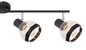 Preview: Globo Griddy E27 Strahler 4-fach 40W Schwarz Matt, Metall Ø12,2cm 54022-4