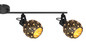 Preview: Globo Jodie E27 Strahler 4-fach 40W Schwarz Matt, Metall Ø12cm 54029-4