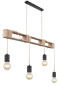 Preview: Globo Joelle E27 Hängeleuchte 4-fach 60W Schwarz Matt, Metall 120cm 54030-4PH