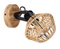 Preview: Globo Valli E27 Strahler 60W Dunkelbraun, Metall Ø16cm 54043-1