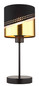 Preview: Globo Or E27 Tischleuchte 40W Schwarz Matt, Metall Ø16cm 54046T