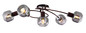 Preview: Globo Pallo E14 Deckenleuchte 5-fach 40W Bronzefarben, Metall Ø10cm 54303-5