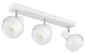 Preview: Globo Tokki E14 Strahler 3-fach 40W Weiß Matt, Metall Ø10,5cm 54309-3W