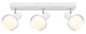 Preview: Globo Tokki E14 Strahler 3-fach 40W Weiß Matt, Metall Ø10,5cm 54309-3W