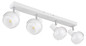 Preview: Globo Tokki E14 Strahler 4-fach 40W Weiß Matt, Metall Ø10,5cm 54309-4W