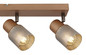 Preview: Globo Satella E14 Strahler 4-fach 40W Kaffeefarben Matt, Metall Ø7cm 54314-4