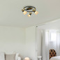 Preview: Globo Novara E14 Strahler 3-fach 40W Goldfarben Patiniert, Metall 0cm 5449-3