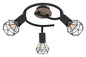 Preview: Globo Xara I E14 Strahler 3-fach 40W Schwarz, Metall Ø8cm 54802S-3H