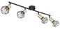 Preview: Globo Xara I E14 Strahler 4-fach 40W Schwarz, Metall Ø8cm 54802S-4AB
