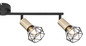 Preview: Globo Xara I E14 Strahler 4-fach 40W Schwarz, Metall Ø8cm 54802S-4AB