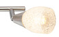 Preview: Globo Franziska E14 Strahler 2-fach 25W Nickel Matt, Metall Ø6,5cm 54813-2