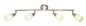 Preview: Globo Franziska E14 Strahler 4-fach 25W Nickel Matt, Metall Ø6,5cm 54813-4