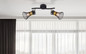 Preview: Globo Purra E14 Strahler 2-fach 40W Schwarz, Metall Ø9cm 54814-2