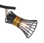 Preview: Globo Purra E14 Strahler 2-fach 40W Schwarz, Metall Ø9cm 54814-2