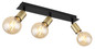 Preview: Globo Liliana E27 Strahler 3-fach 40W Schwarz Matt, Metall Ø4,3cm 54998-3B