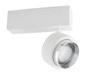 Preview: Globo Christine LED Deckenleuchte 10W Warmweiß Weiß, Gips Ø9,7cm 55010D1