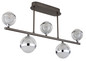 Preview: Globo Untsy LED Deckenleuchte 35W CCT Titanfarben Gebürstet, Metall Fernbedienung Nachtlicht Memoryfunktion 37cm 56011-5D
