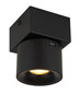 Preview: Globo Rae LED LED Strahler 6W Warmweiß Schwarz Matt, Metall Ø7,2cm 56961-1B
