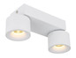 Preview: Globo Rae LED LED Strahler 2-fach 6W Warmweiß Weiß Matt, Metall Ø7,2cm 56961-2W