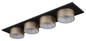 Preview: Globo Raymond LED Deckenleuchte 40W Warmweiß Schwarz Matt, Metall Ø15cm 56964-4
