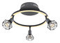 Preview: Globo Jutta LED Strahler 12W Warmweiß Graphit, Metall Ø9,6cm 57035-3
