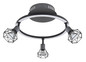 Preview: Globo Jutta LED Strahler 12W Warmweiß Graphit, Metall Ø9,6cm 57035-3