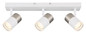 Preview: Globo Brisbon GU10 Strahler 3-fach 25W Weiß Matt, Metall Ø5,5cm 57851-3