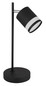 Preview: Globo Lucero GX53 Tischleuchte 7W Warmweiß Schwarz Matt, Metall Ø8,2cm 57852T