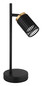 Preview: Globo Korben GU10 Tischleuchte 5W Schwarz Matt, Metall Ø6cm 57906T