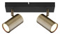 Preview: Globo Robby GU10 Strahler 2-fach 35W Schwarz Matt, Metall Ø5,5cm 57911-2M